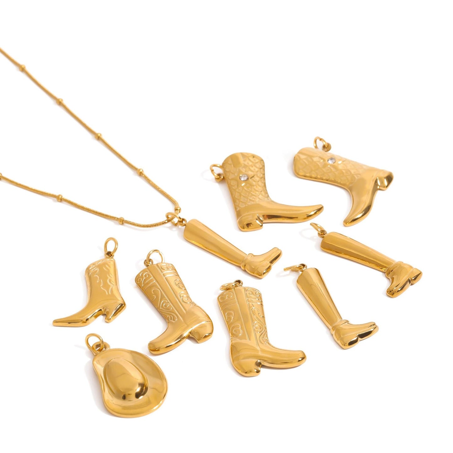 Stainless Steel Jewelry Accessories DIY Pendant