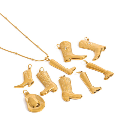 Stainless Steel Jewelry Accessories DIY Pendant