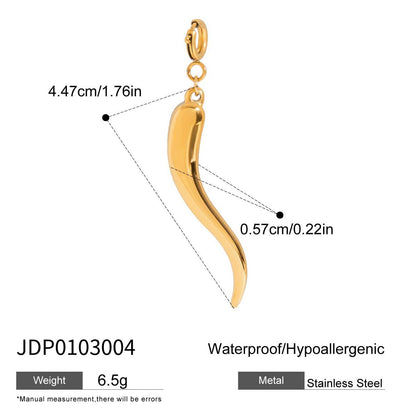 Stainless Steel Jewelry Accessories DIY Pendant