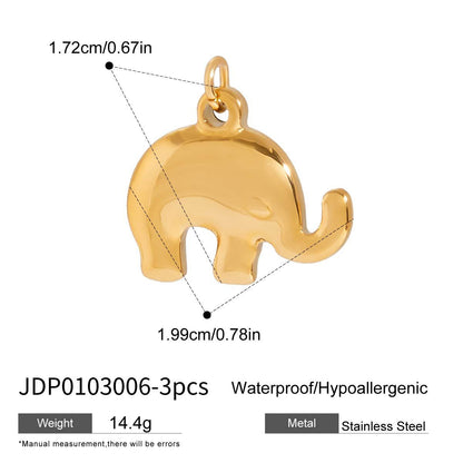 Stainless Steel Jewelry Accessories DIY Pendant