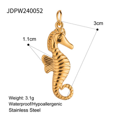 Stainless Steel Ocean Series Jewelry Accessories DIY Pendant