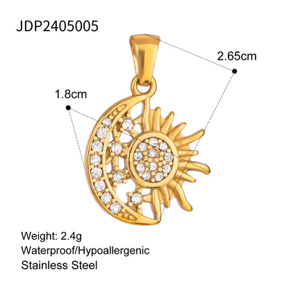Stainless Steel Jewelry Accessories DIY Pendant