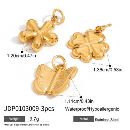 Stainless Steel Jewelry Accessories DIY Pendant