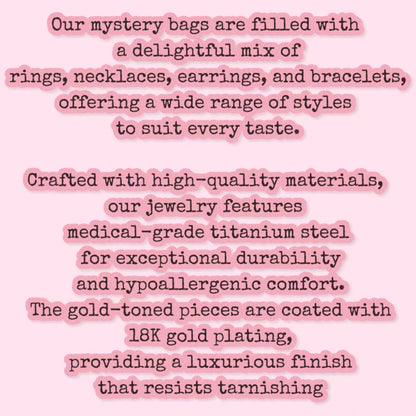 10 bags of titanium steel jewelry items (LUXURY)
