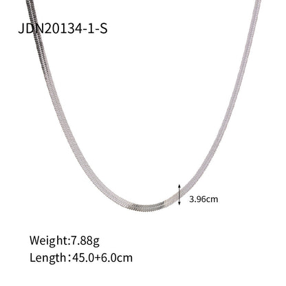 Stainless steel snake bone necklace